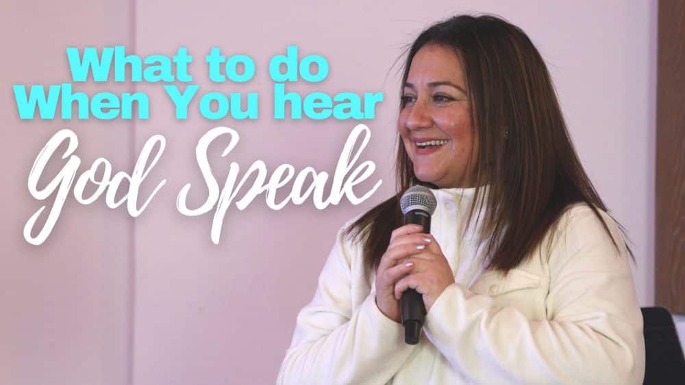 What To Do When You Hear God Speak Image